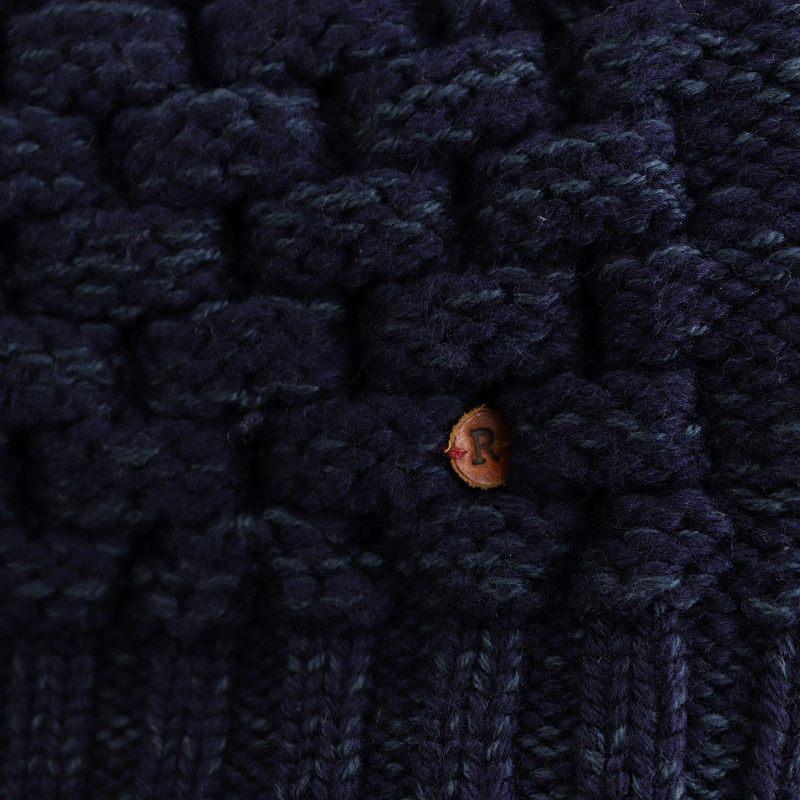 ザノーネ ZANONE 2B3 JOE カーディガン ロゴ ウール 48 紺 ネイビー