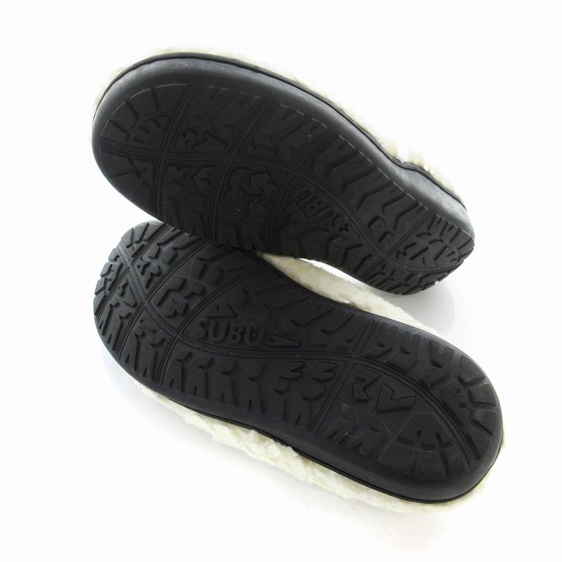 サブ SUBU HAREMOKEMO ROCK SURFACE スリッポン サンダル 22.5cm 白