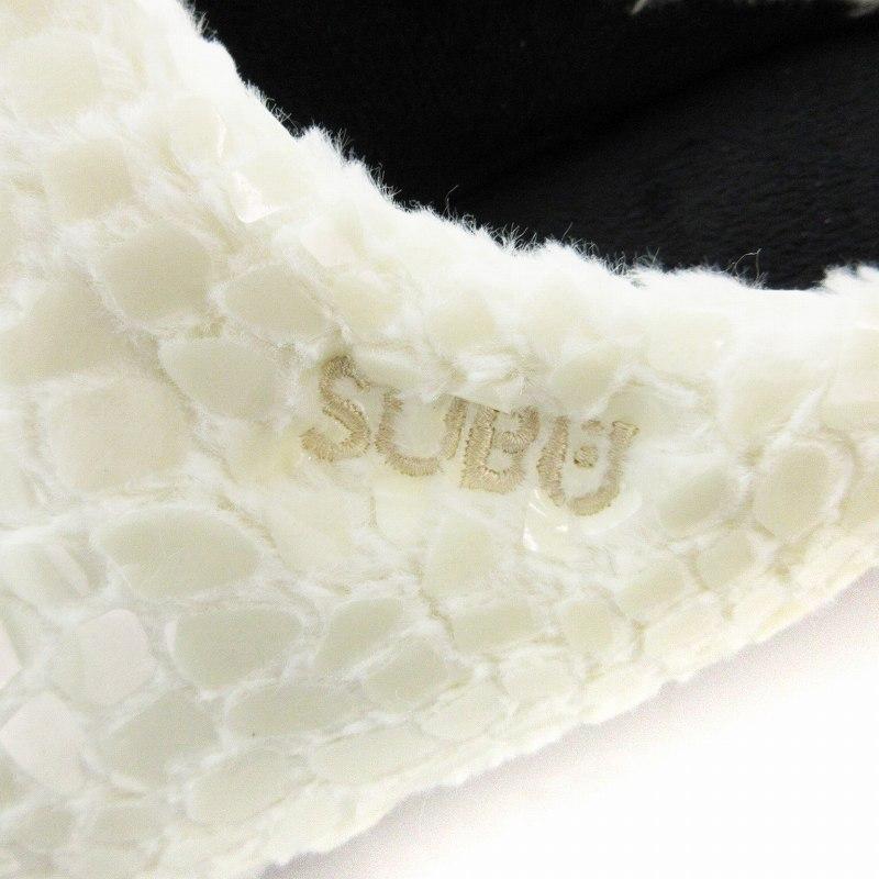 サブ SUBU HAREMOKEMO ROCK SURFACE スリッポン サンダル 22.5cm 白