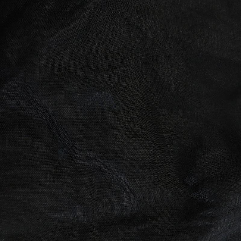 イーヴォ HEVO ジャケット 麻 リネン コットン 46 黒 ブラック /AN46