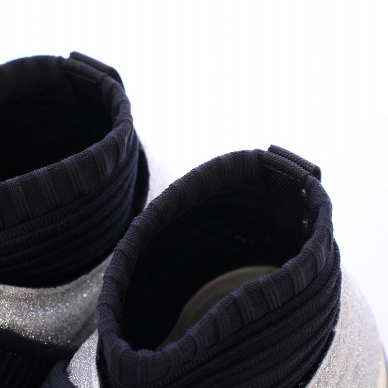 CHANEL（シャネル） ソックススニーカー ハイカット シューズ ラメ