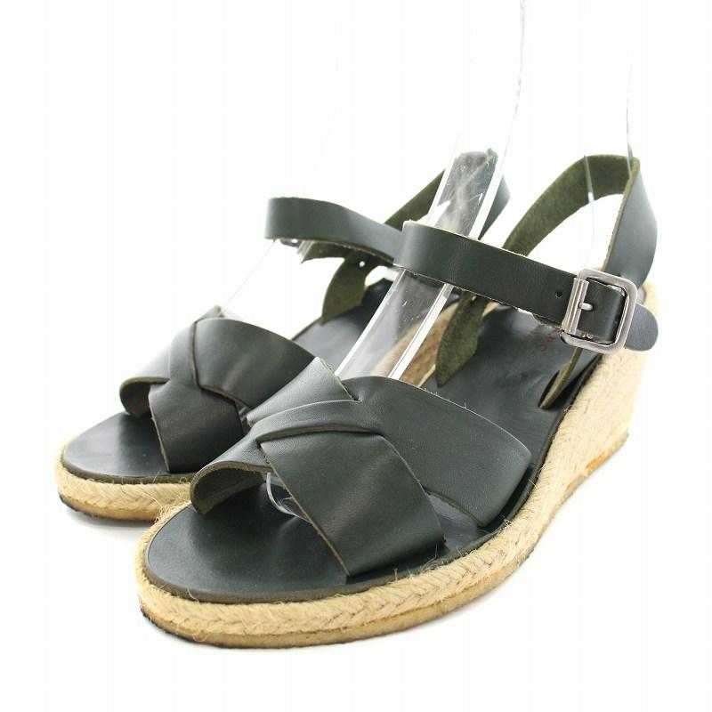 A.P.C.（アーペーセー） サンダル ウエッジソール アンクルストラップ