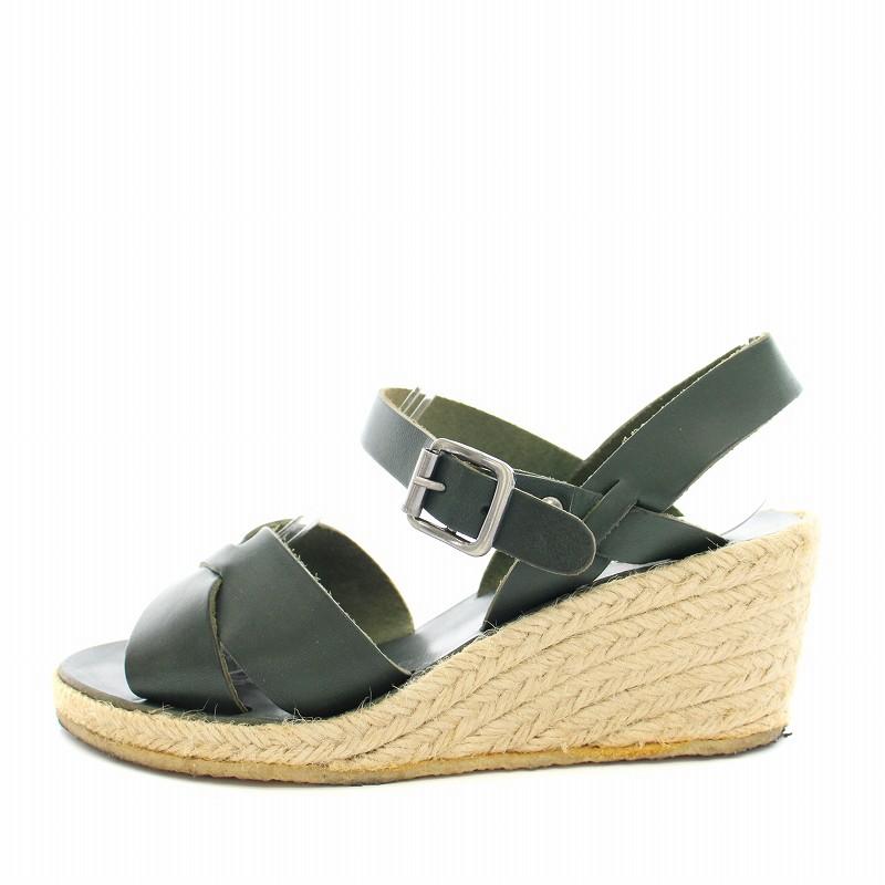 A.P.C.（アーペーセー） サンダル ウエッジソール アンクルストラップ 