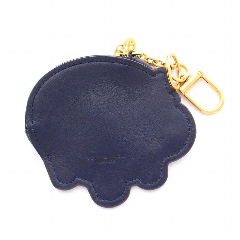 未使用 TORY BURCH トリーバーチ コインケース パープル レザー ☆TORY BURCH トリーバーチ レザーコインケース (Tory Burch