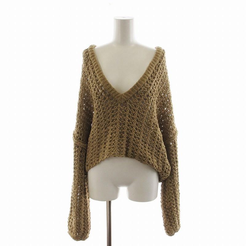 ニット/セーター todayful Keyneck Mesh Knit トゥデイフル TODAYFUL Keyneck Mesh Knit キーネックメッシュニット