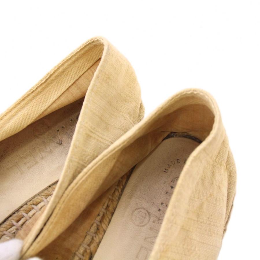 CHANEL シャネル スリッポン フラットシューズ キャンバス
