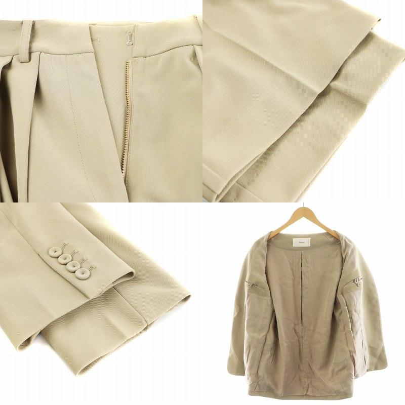 トゥデイフル 22AW カラーレス ツイル ジャケット ダブルタックツイル