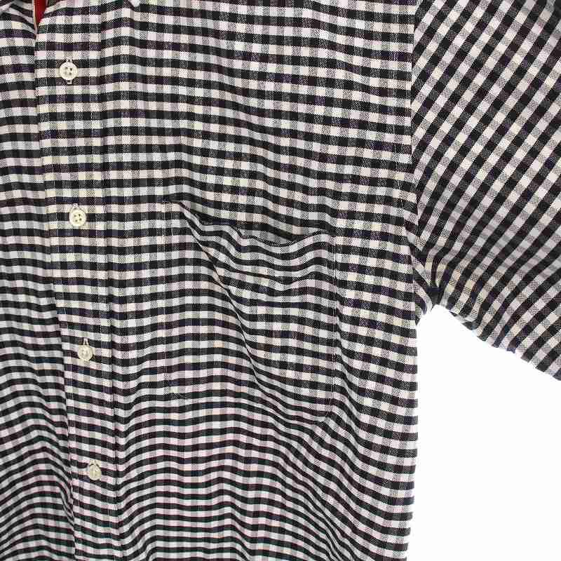THOM BROWNEトムブラウン　長袖シャツ　ギンガムチェック　ボタンダウン トムブラウン THOM BROWNE ボタンダウンシャツ ギンガムチェック