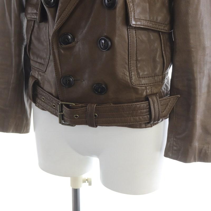 ダイアグラム グレースコンチネンタル ラムレザージャケット