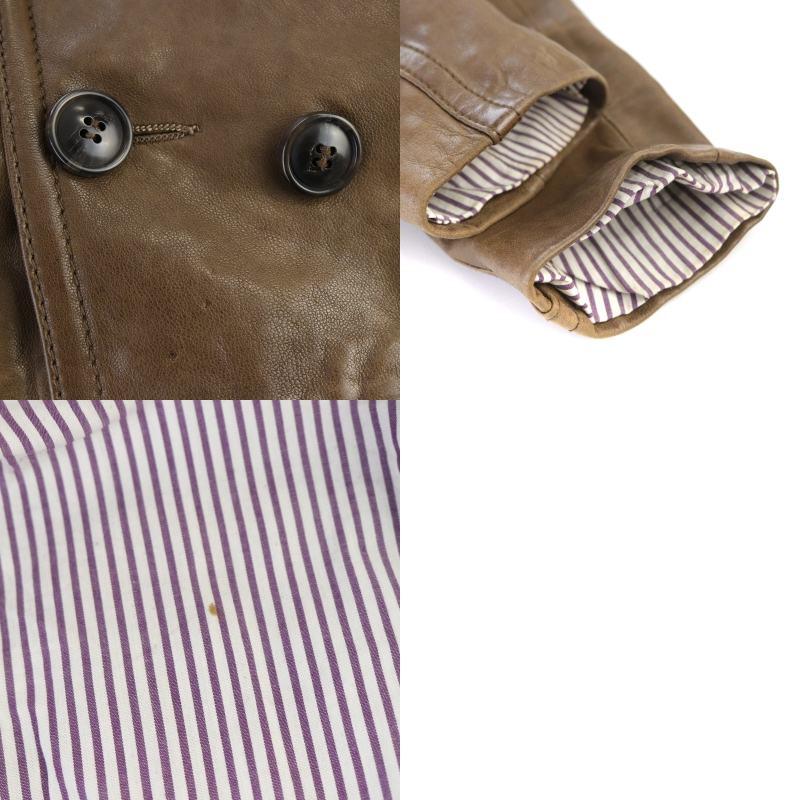 ダイアグラム グレースコンチネンタル ラムレザージャケット