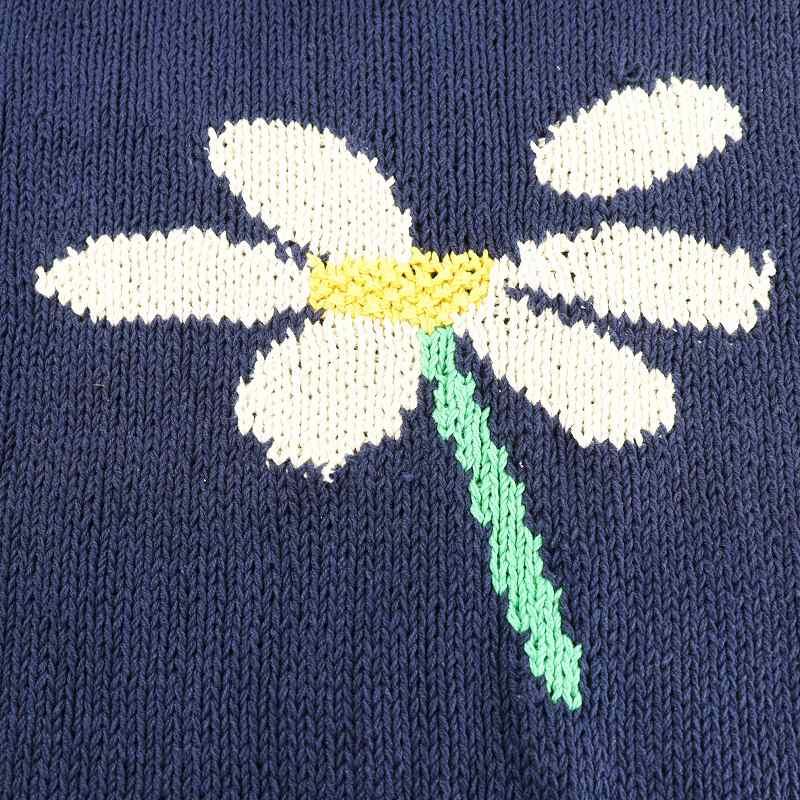 マクマーンウーレン Mcmachan Woolen ニット セーター 長袖 花柄 