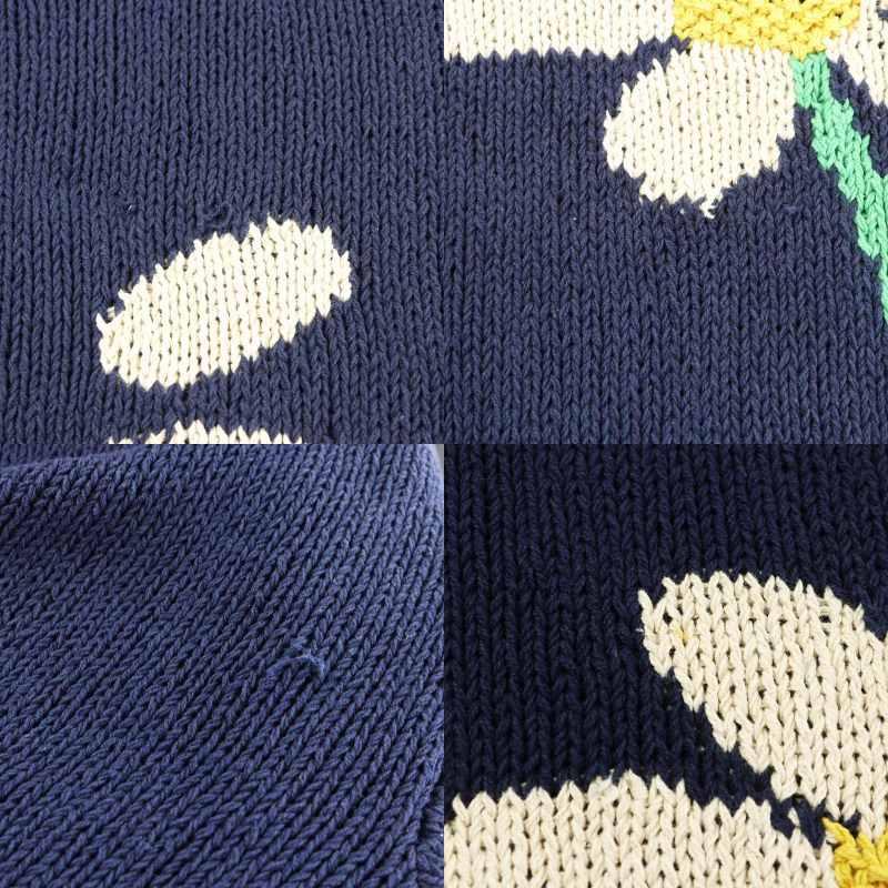 マクマーンウーレン Mcmachan Woolen ニット セーター 長袖 花柄 