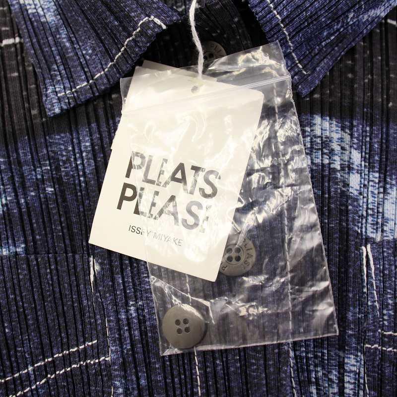 未使用品 プリーツプリーズ PLEATS PLEASE イッセイミヤケ シャツ 