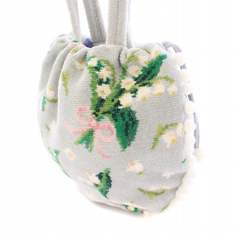 フェイラー FEILER PUR MUGUET ピュールミュゲ 手付き巾着