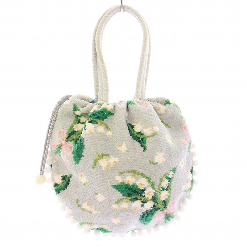 フェイラー FEILER PUR MUGUET ピュールミュゲ 手付き巾着