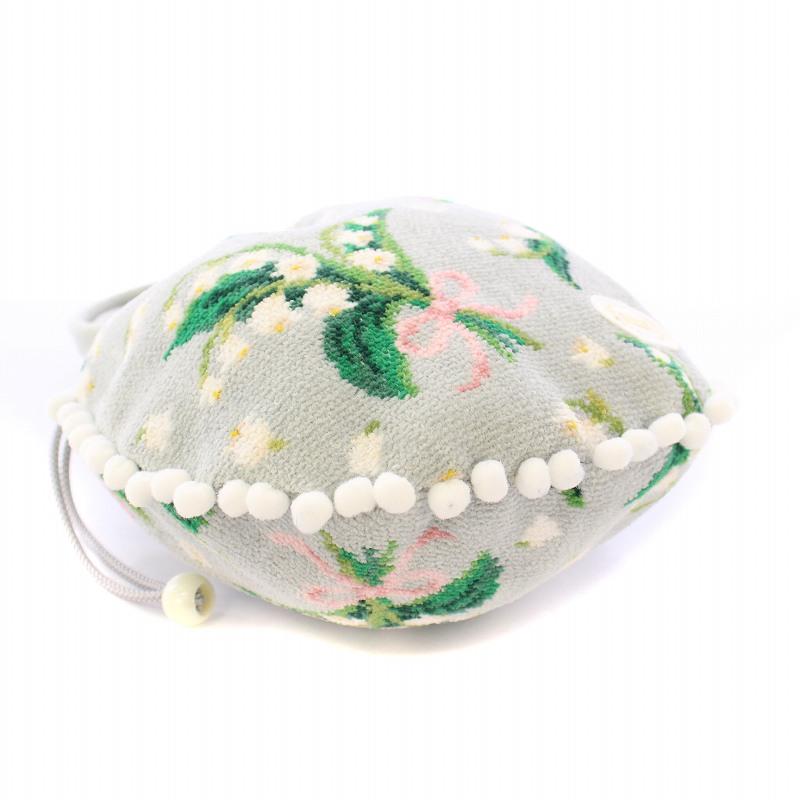 フェイラー FEILER PUR MUGUET ピュールミュゲ 手付き巾着