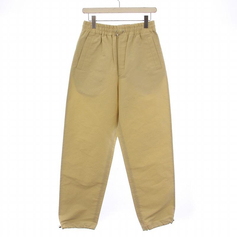 AURALEE オーラリー 和紙混合ポリエステルイージーパンツ オーラリー 和紙混合ポリエステルイージーパンツ スラックス ウエスト