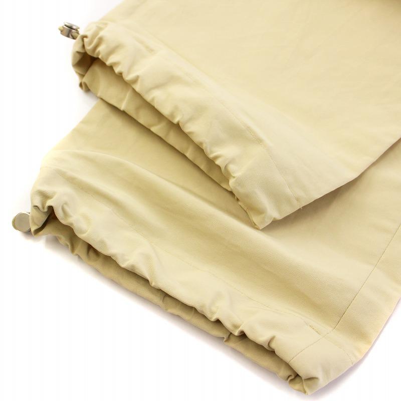 オーラリー 和紙混合ポリエステルイージーパンツ スラックス ウエスト