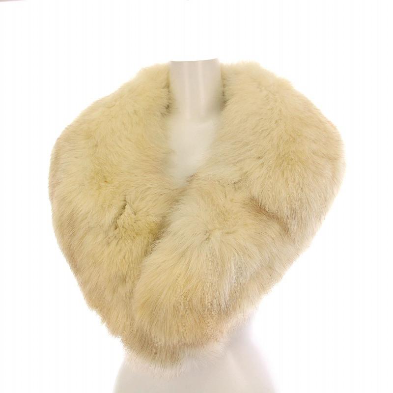 SAGA FOX サガフォックス ショール 大判 アイボリー SAGA FOX ホワイト