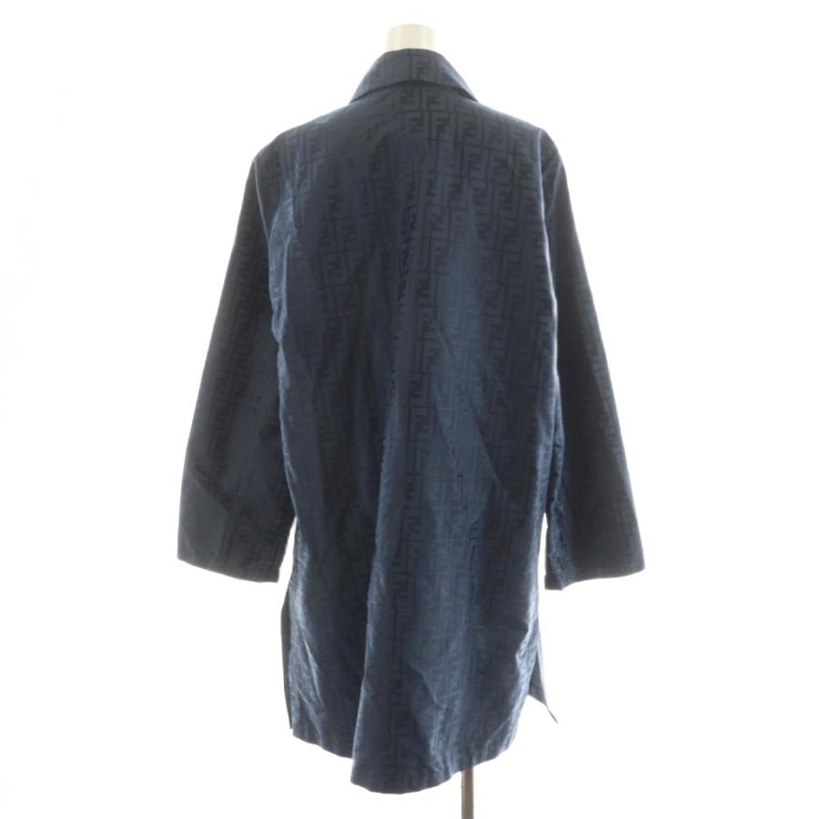 FENDI フェンディ ズッカ柄 レインコート ステンカラーコート ロング丈  