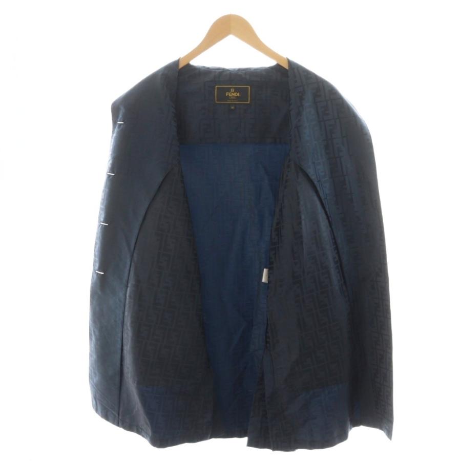FENDI（フェンディ） ズッカ柄 レインコート ステンカラーコート