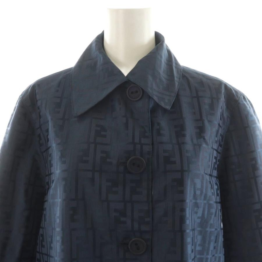 FENDI（フェンディ） ズッカ柄 レインコート ステンカラーコート