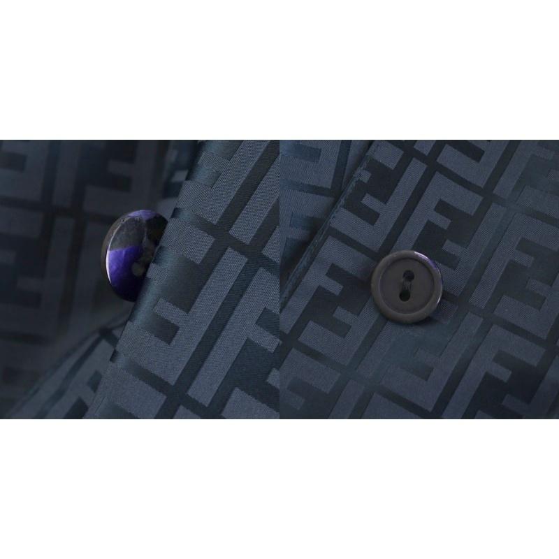 FENDI（フェンディ） ズッカ柄 レインコート ステンカラーコート