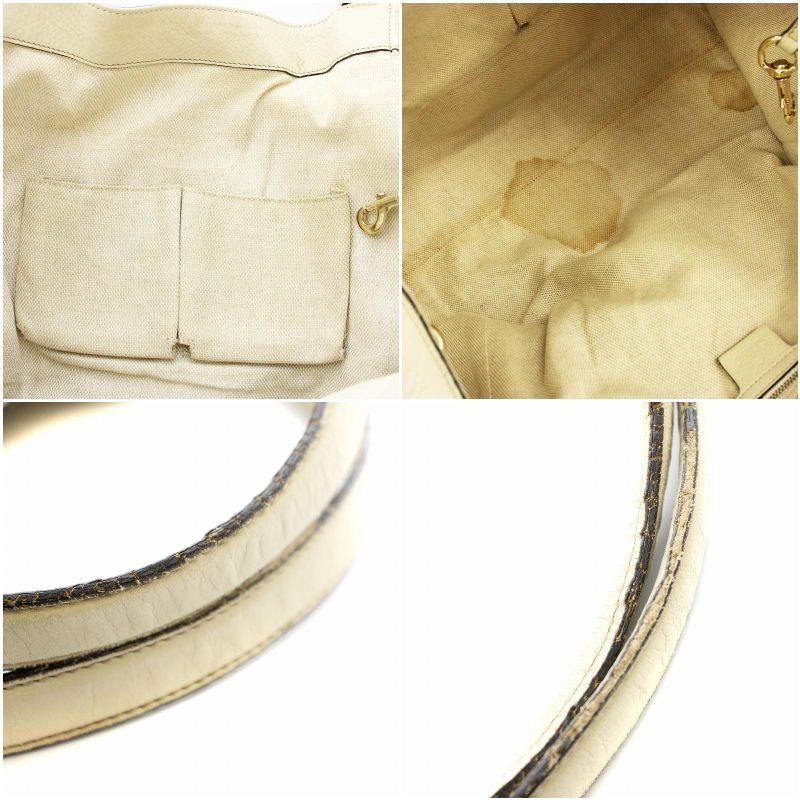 GUCCI（グッチ） ソーホー ハンドバッグ トートバッグ GGロゴ レザー