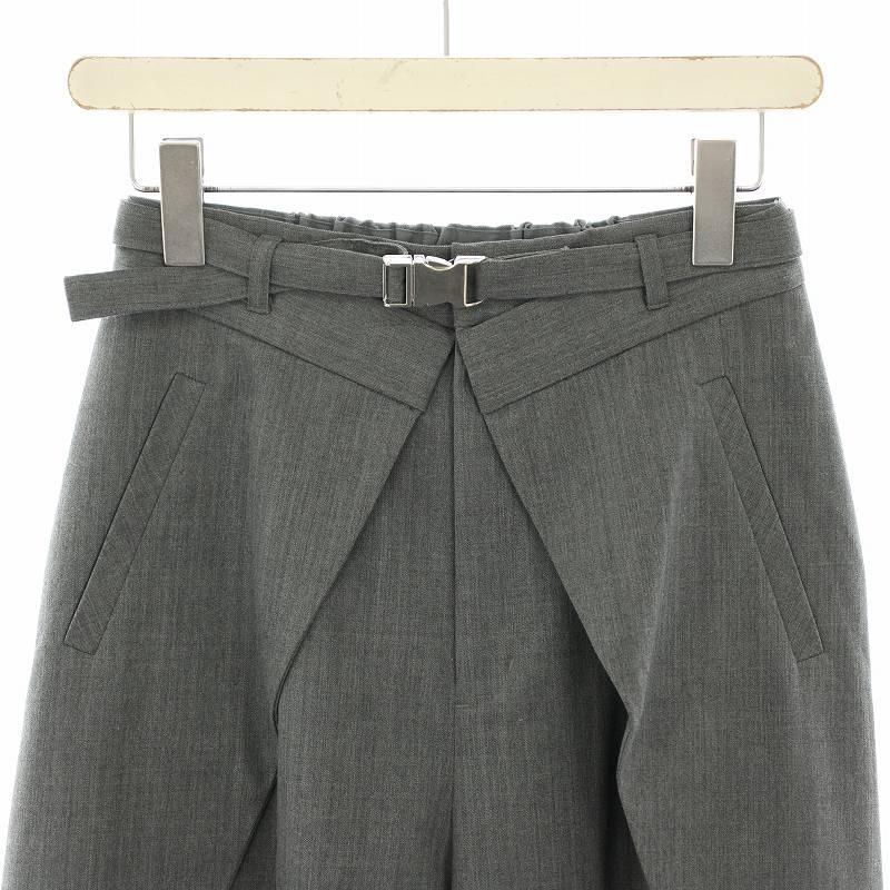 カデュネ CADUNE 24SS タックパンツ イージーパンツ ジップフライ  