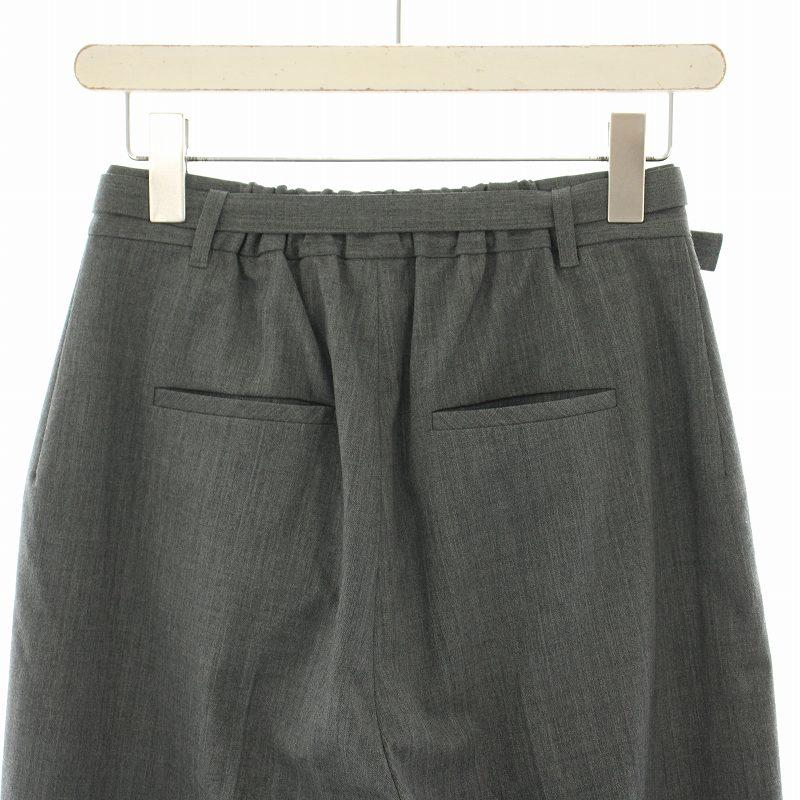 カデュネ CADUNE 24SS タックパンツ イージーパンツ ジップフライ  