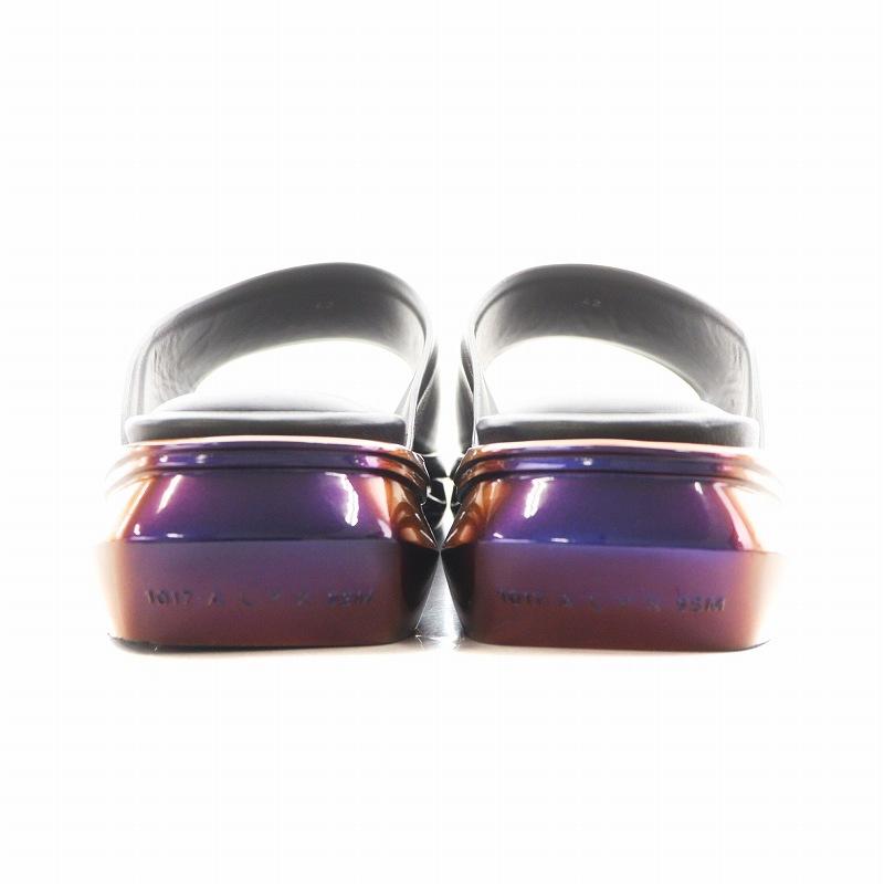 【中古】アリクス ALYX モノ スライド MONO SLIDE サンダル 42 黒 ブラック /AN14 メンズ アリクス ALYX モノ スライド MONO SLIDE サンダル 42 黒 ブラック