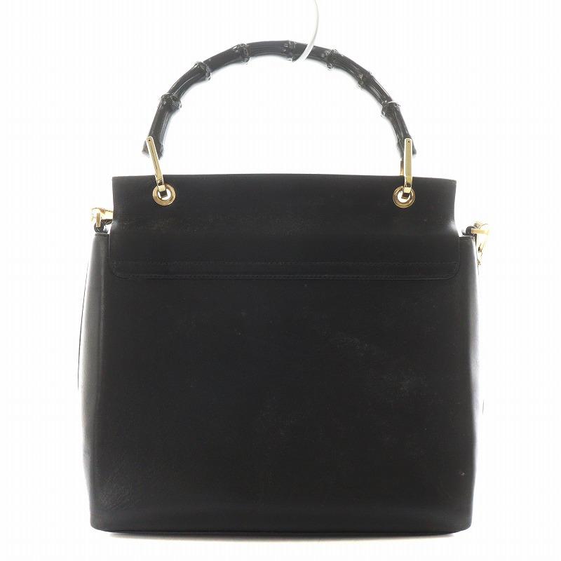 GUCCI グッチ バンブー ハンドバッグ ショルダーバッグ 2way