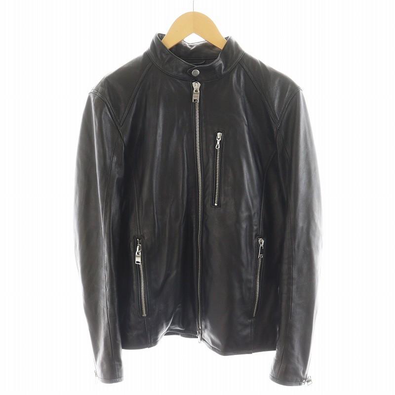 ジャックローズ Jackrose ライダースジャケット シングル ラムレザー