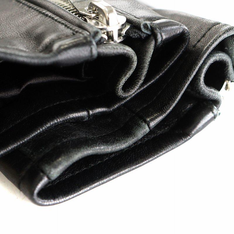 ジャックローズ Jackrose ライダースジャケット シングル ラムレザー  