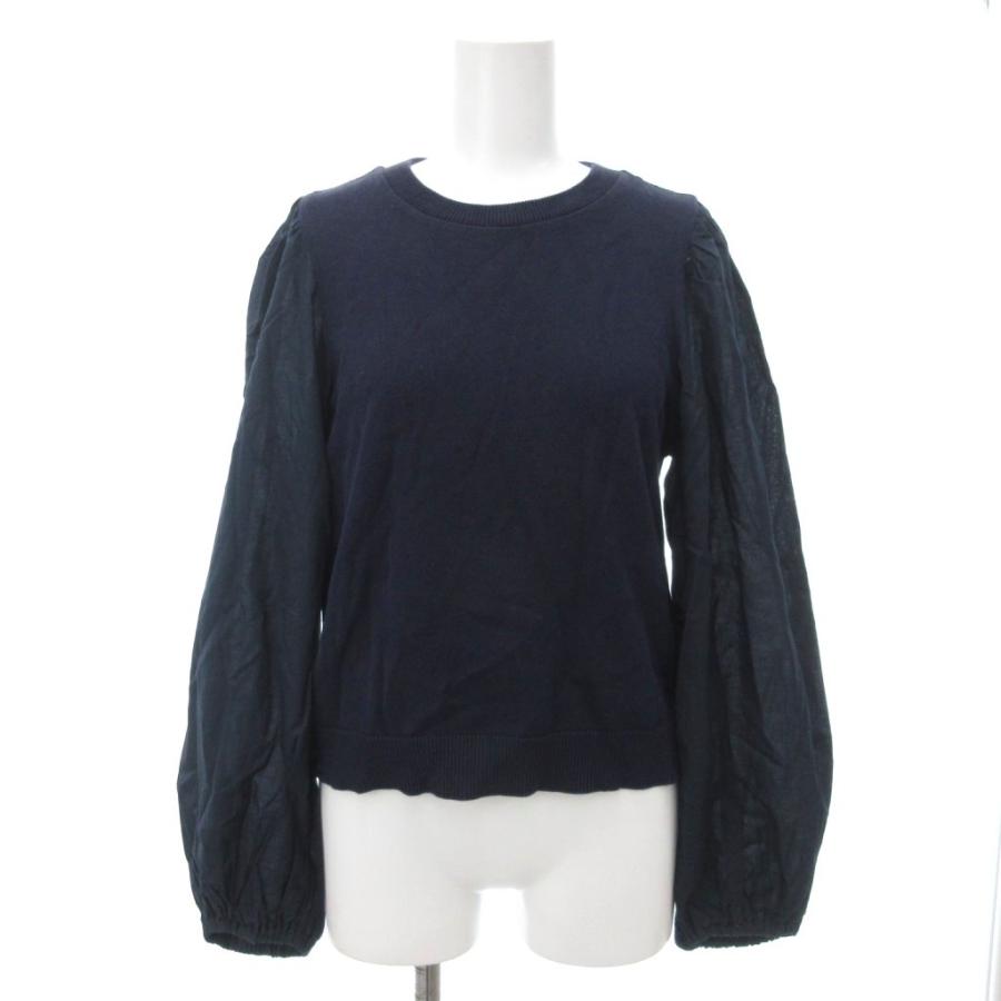ミュベールワーク MUVEIL WORK 美品 シャツ ブラウス パフスリーブ 