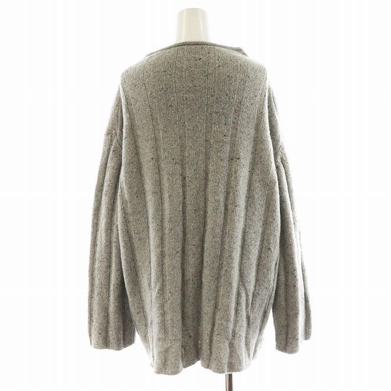 Plage les Tendre donegal カシミヤ混プルオーバー　グレー 極美品 プラージュles Tendre donegal カシミヤ混 プルオーバー - メルカリ