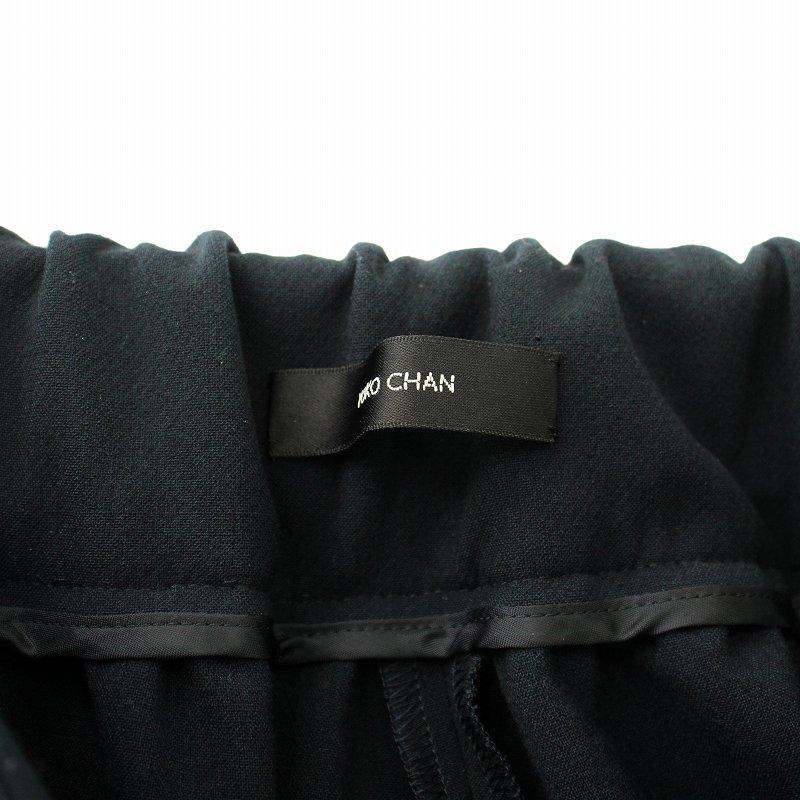 ヨーコチャン YOKO CHAN ハイウエストラップパンツ テーパード タック  