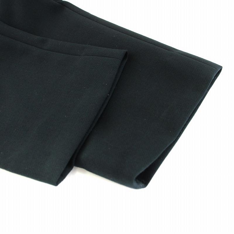 YOKOCHAN ヨーコチャン ハイウエストラップパンツ 40 ブラック