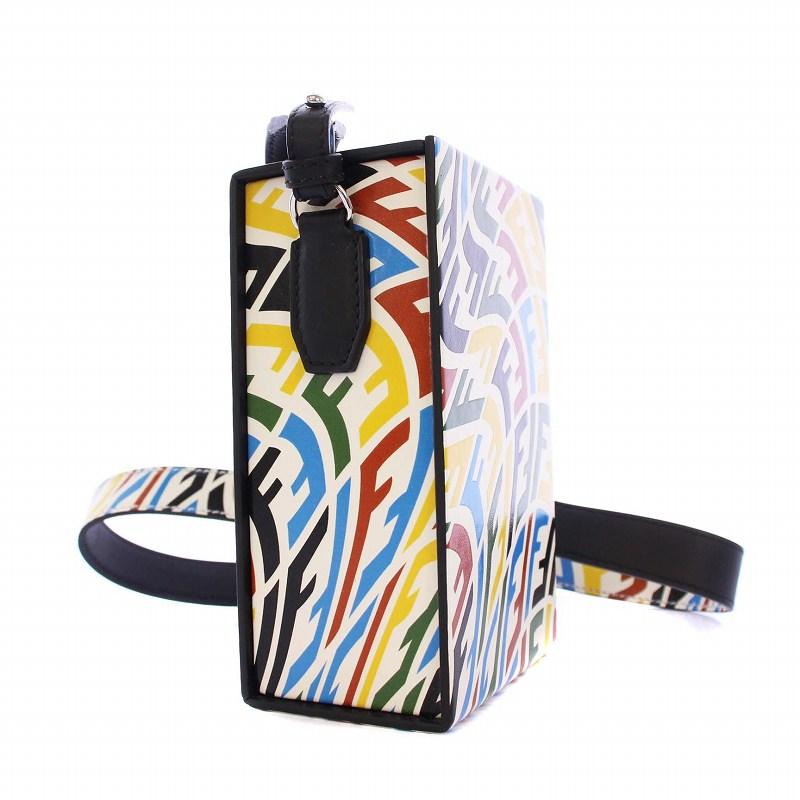 【中古】フェンディ FENDI Sarah Coleman FFヴァティーゴ ボックスバッグ ショルダーバッグ マルチカラー FENDI（フェンディ） FENDI Sarah Coleman FFヴァティーゴ ボックス