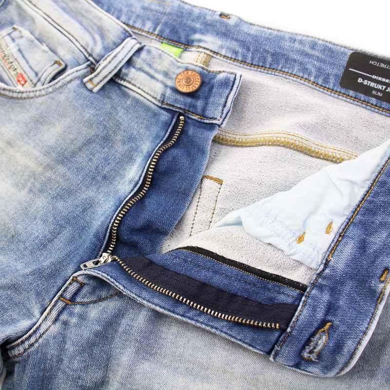 新品 DIESEL ジョグジーンズ D-STRUKT-NE ストレッチW32 L DIESEL (ディーゼル) ウエストゴム ストレッチ ジップフライ ジョグ
