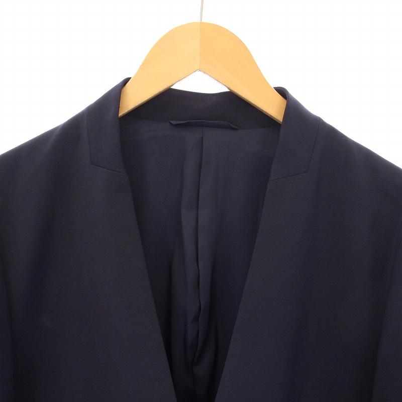 プラステ PLST 23AW ダブルクロスノーカラージャケット アウター 