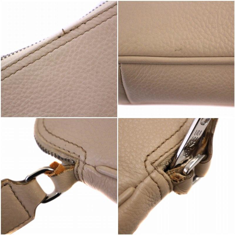 ブリー BREE ショルダーバッグ レザー ベージュ /BM レディース