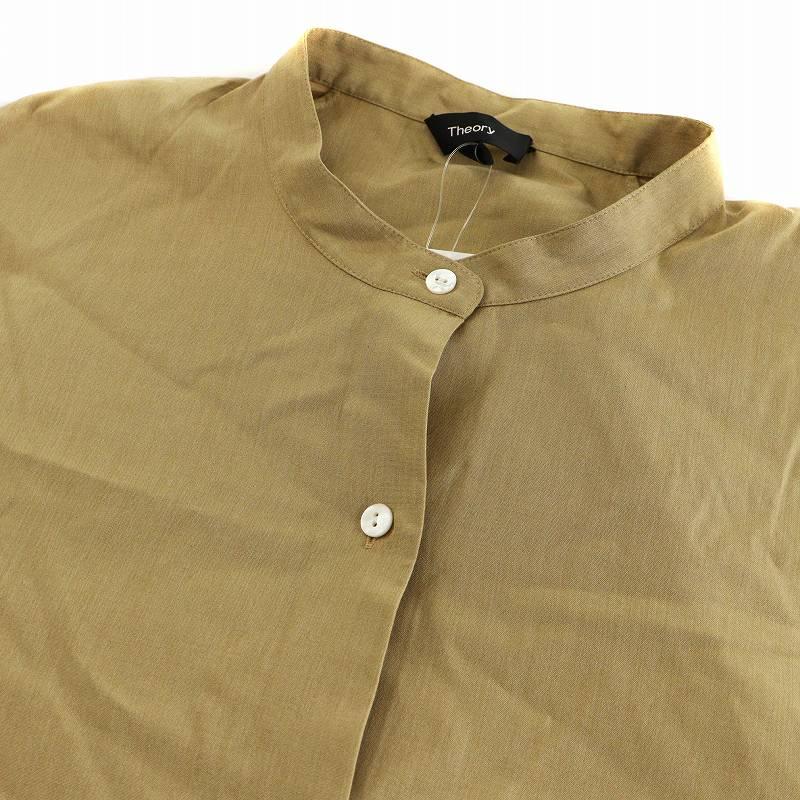 theory 未使用品 セオリー Theory シャツ ブラウス 長袖 絹