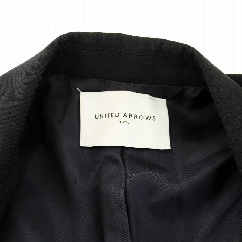 美品✨ユナイテッドアローズ ブレザー 紺ブレ ダブル 金ボタン 6B 38 UNITED ARROWS ユナイテッドアローズ W 6B ブレザー テーラード