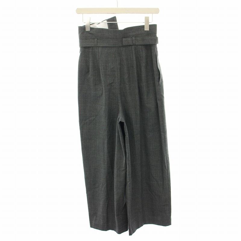 ENFOLD CORDURATWEED センタープレスゴムワイドTROUERS 