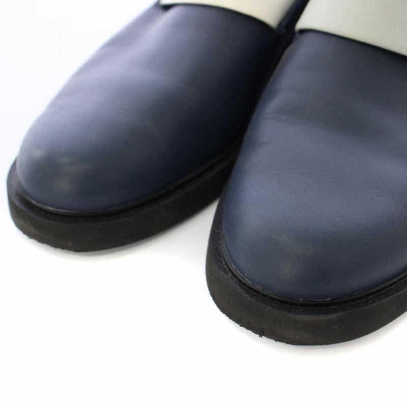 カンペール CAMPER ツインズ TWS フラットシューズ ストラップ 38 紺