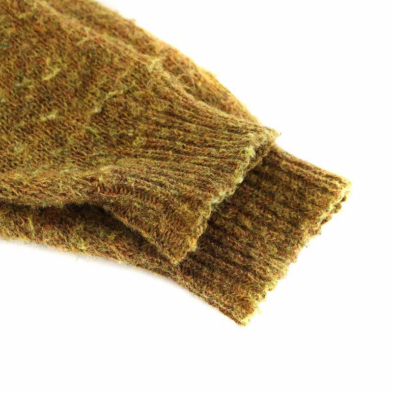 ブレント BRENT 60s ヴィンテージ カーディガン 長袖 モヘヤ混 M 茶