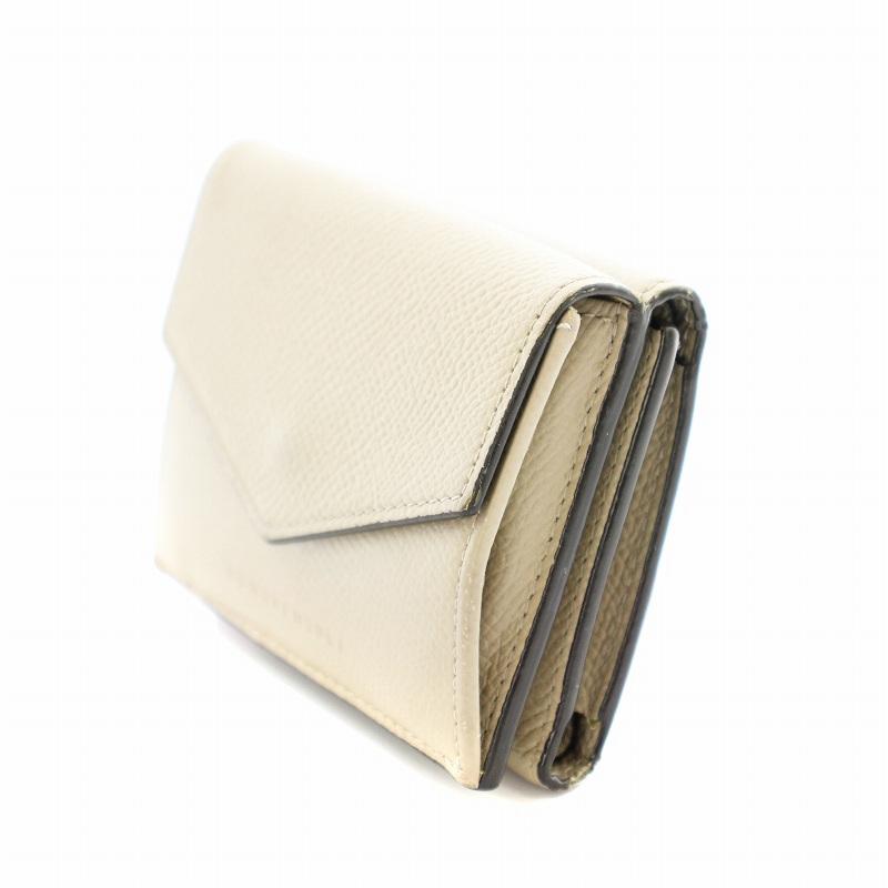 BONA VENTURA グレージュ三つ折り財布