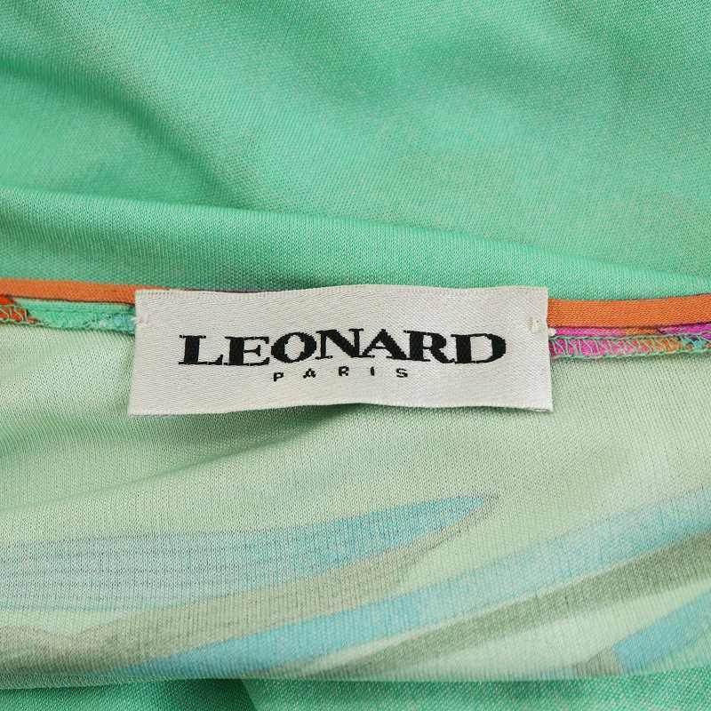 LEONARD（レオナール） LEONARD PARIS ワンピース ロング丈 長袖 花柄