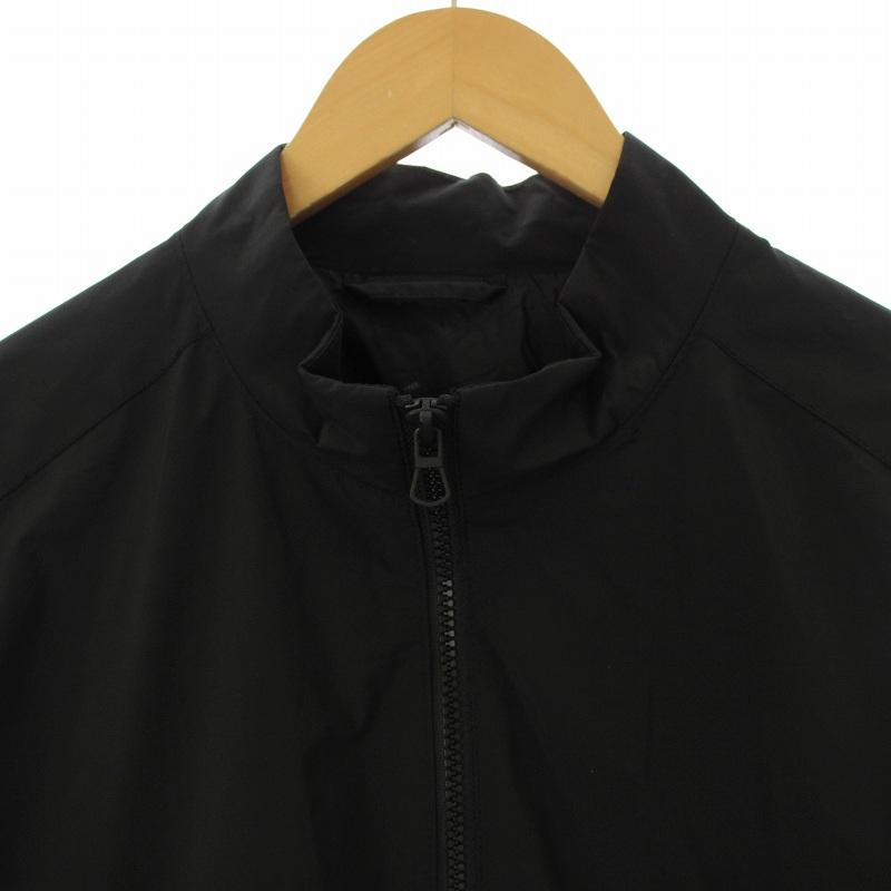 ZARA（ザラ） ナイロンジャケット ブルゾン ジップアップ XL 黒